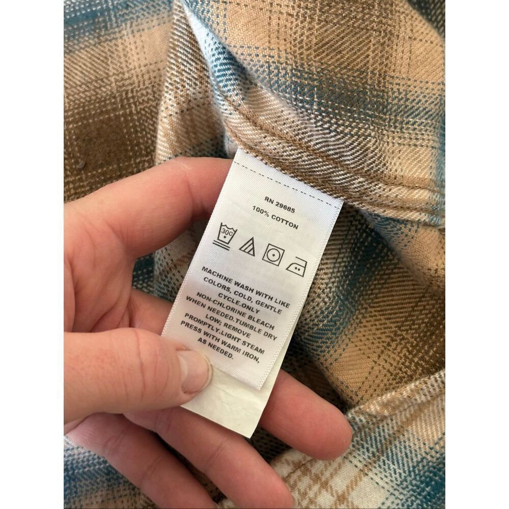 Pendleton Burnside Flannel Button Down Shirt Plai… - image 9